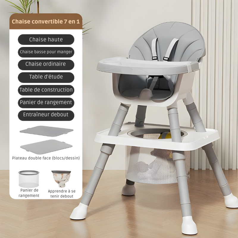 Chaise Haute Bébé 7 en 1