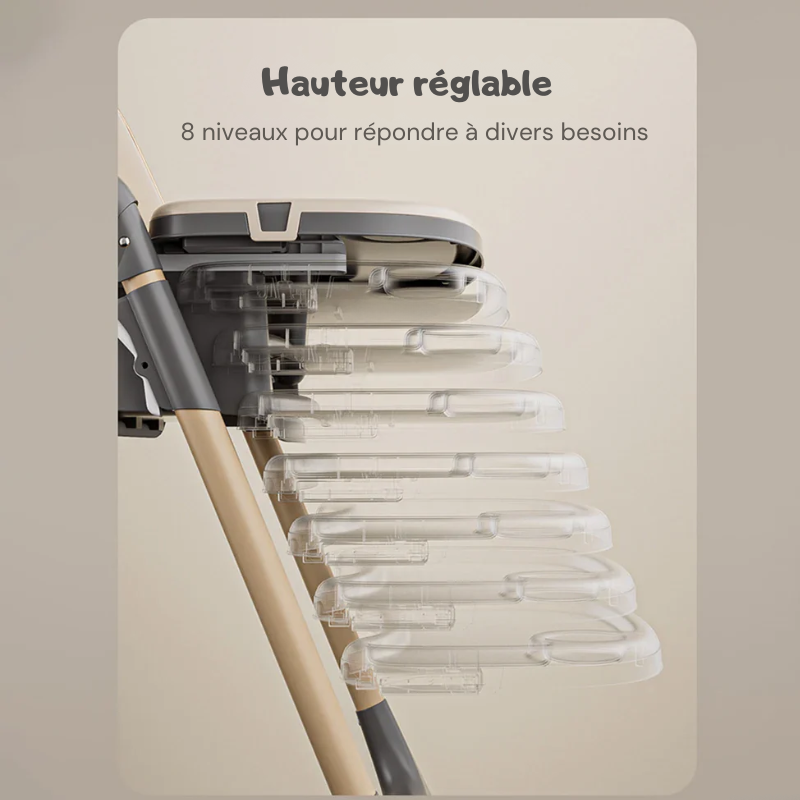 Chaise Haute Bébé Luxe