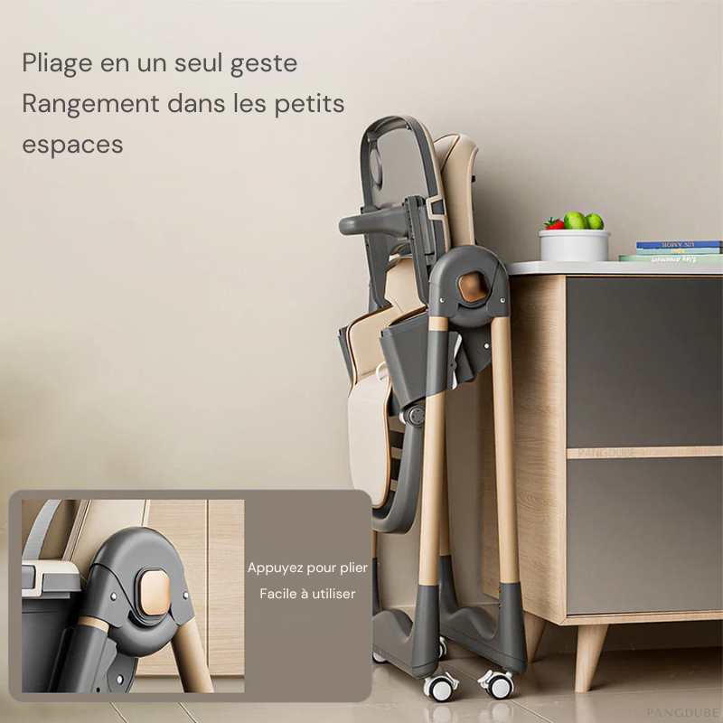 Chaise Haute Bébé Luxe