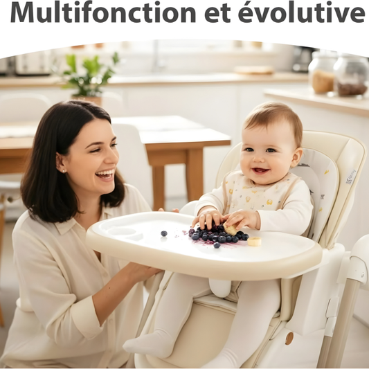 Chaise Haute Balancelle Bebe Gris