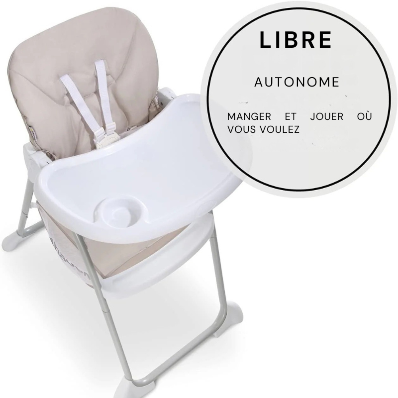 Chaise Haute Bebe 90 cm Sauge