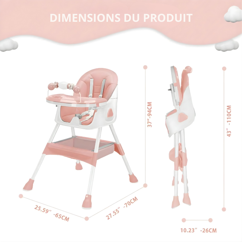 Chaise Haute Bebe Petit Espace