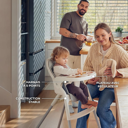 Chaise Haute Bebe Avec Repose Pied