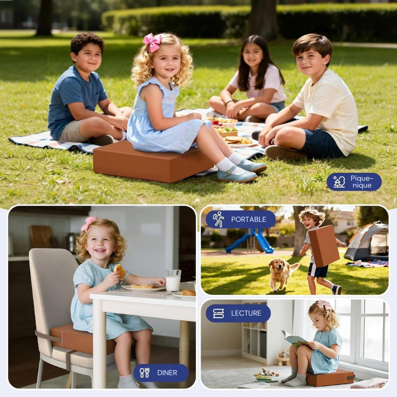 Coussin Rehausseur Chaise Bebe Antidérapant