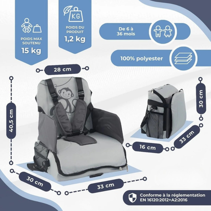 Rehausseur Chaise Bebe 2 Ans Transportable