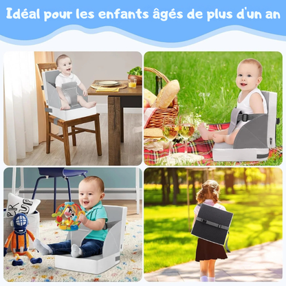 Rehausseur Chaise Bébé Sangle Securite 3 Point
