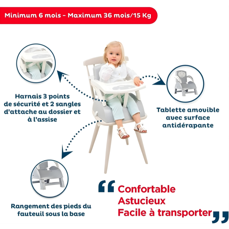 Rehausseur Chaise Bebe Pliable