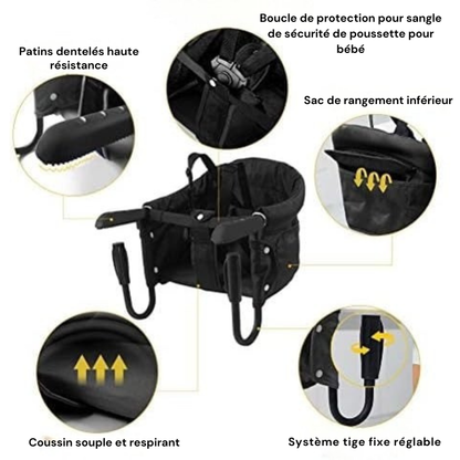 Chaise Bébé Agrippante Table