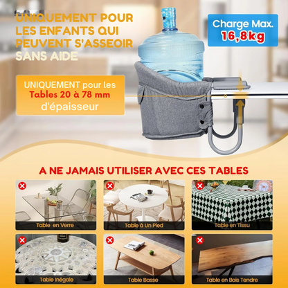 Chaise Bebe Table Haute