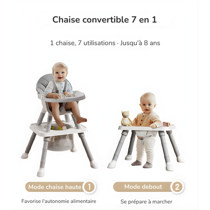 Chaise Haute Bébé 7 en 1
