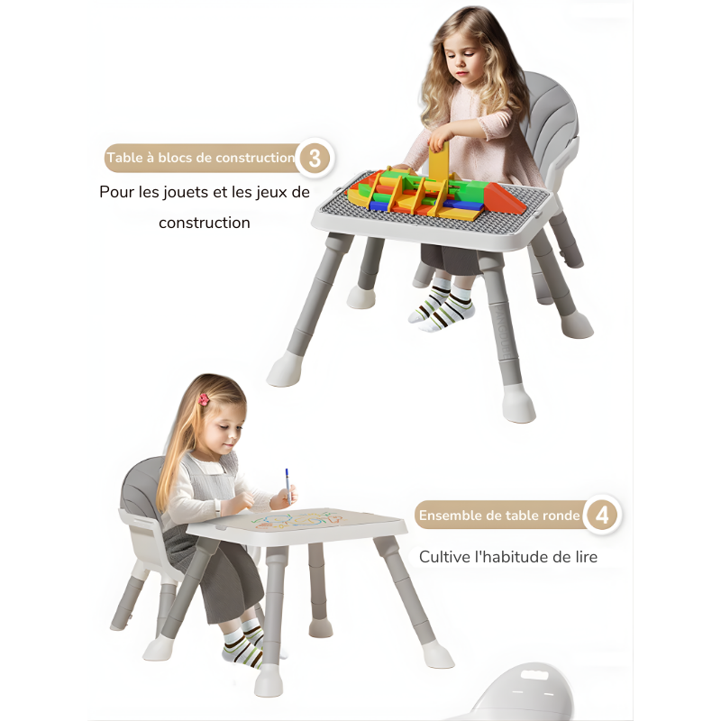 Chaise Haute Bébé 7 en 1