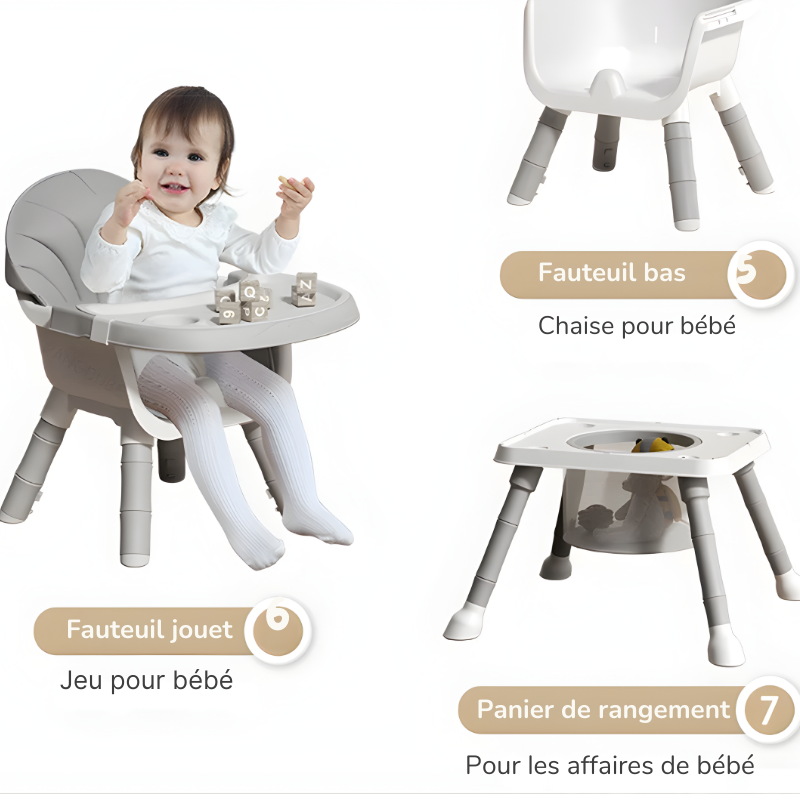 Chaise Haute Bébé 7 en 1