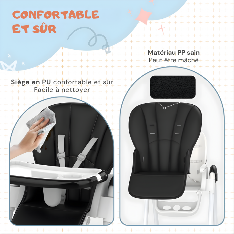 Chaise Haute Bébé 6-36 mois