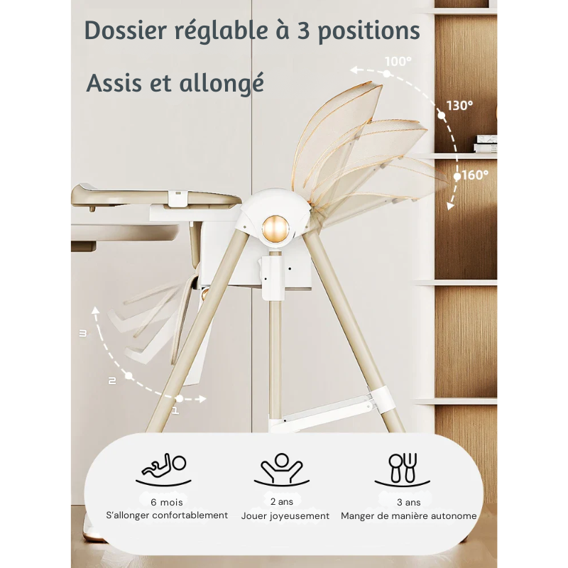 Chaise Haute Bébé Pliable 4 Mois